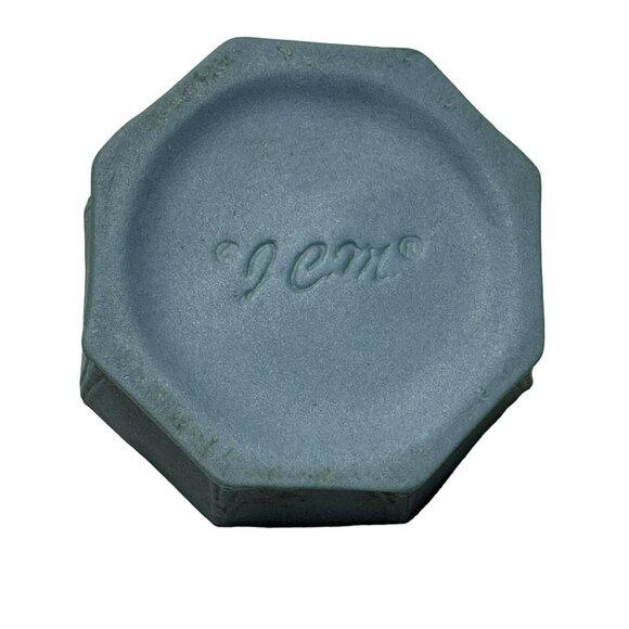 Trinket Boxes Vintage Lot of Two (2) Pink Alabaster "To Mother" Blue Jasperware - Picture 7 of 8